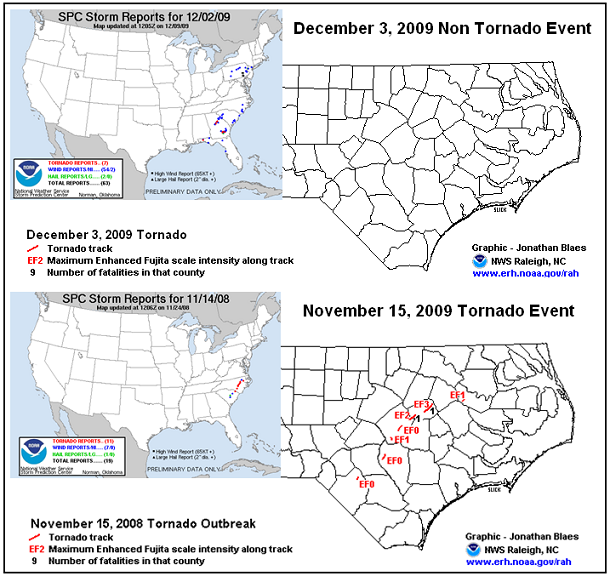 tornado north carolina map. over eastern NC where they